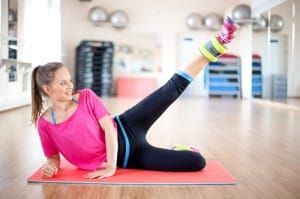 Women Training at the Weight Loss Retreat