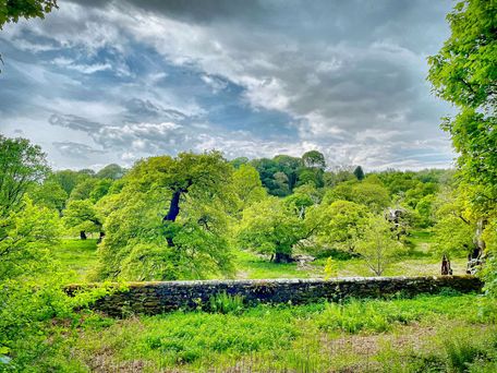Countryside views at the FitFarms Derbyshire near Birmingham Weight Loss Camp