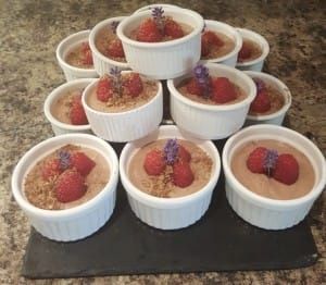 Food at the UK weight loss boot camp