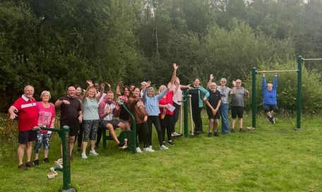 Group Photo at the UK Health Farm FitFarms 