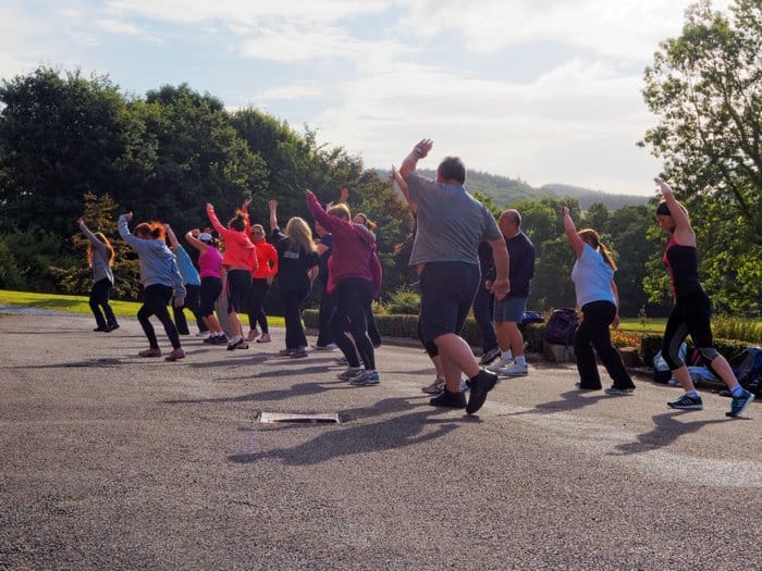 FitFarms Retreat Outdoor Exercise 