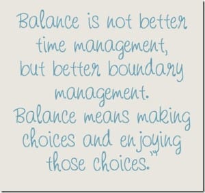 Balance and fitness